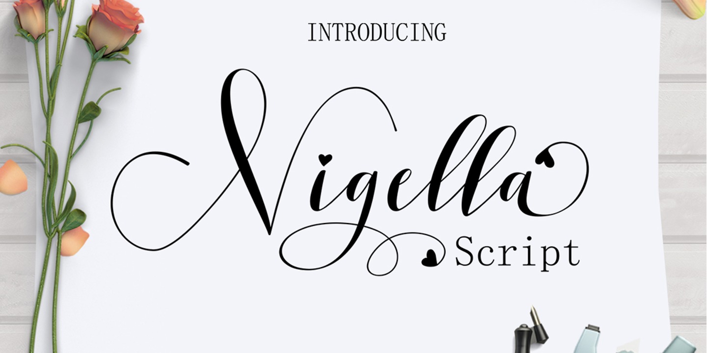 Nigella Script Font preview